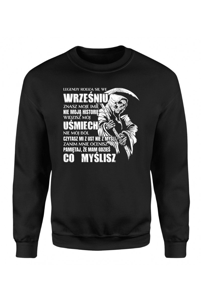 Bluza Męska Klasyczna Legendy Rodzą Się We Wrześniu