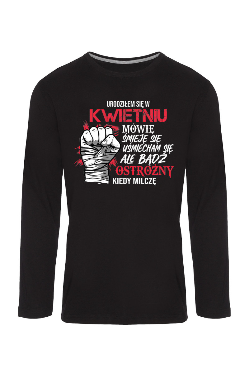 Koszulka Męska Longsleeve Urodziłem Się W Kwietniu II