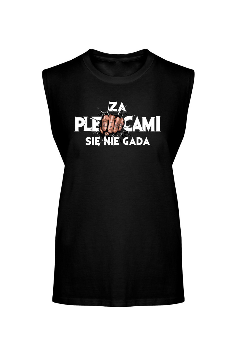 Koszulka Męska Tank Top Za Plecami Się Nie Gada