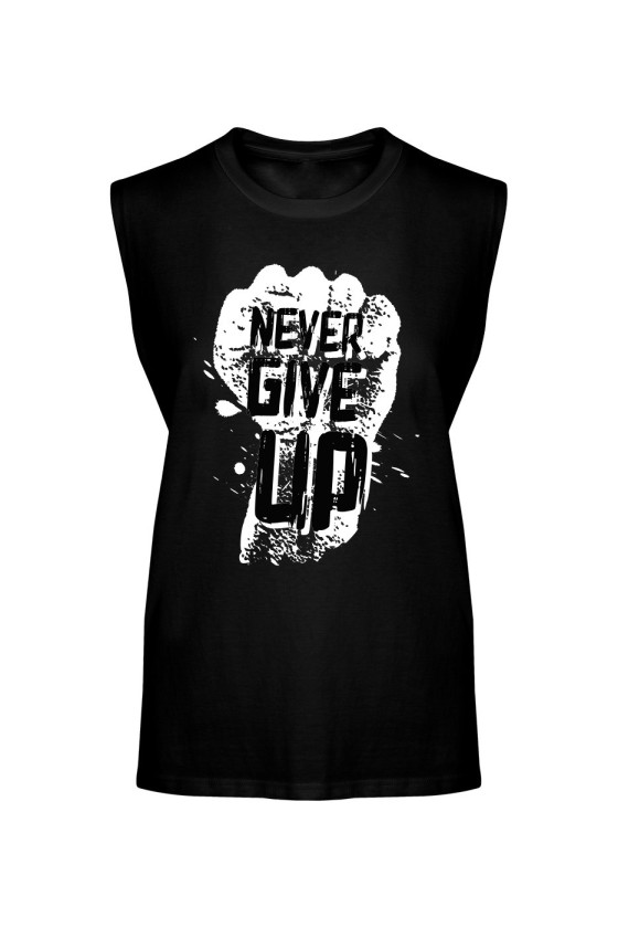 Koszulka Męska Tank Top Never Give Up