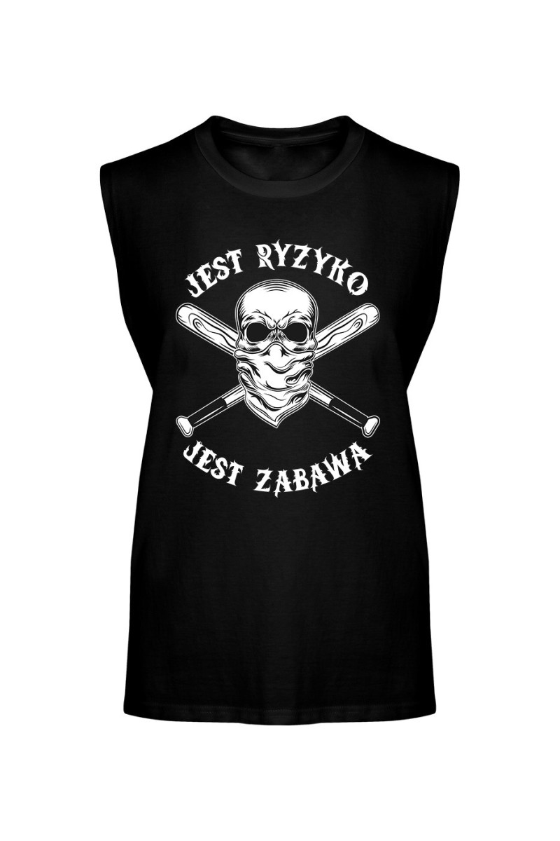 Koszulka Męska Tank Top Jest Ryzyko Jest Zabawa