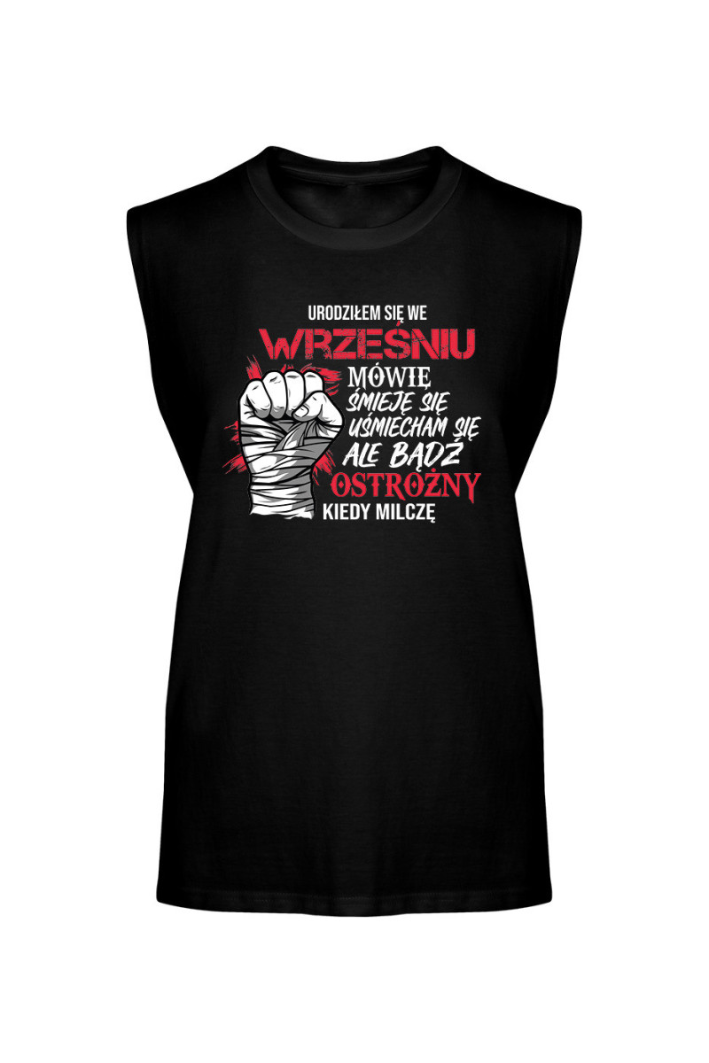 Koszulka Męska Tank Top Urodziłem Się We Wrześniu II